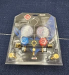 Fjc 6697: R134A/R12 Aluminum Dual Manifold Gauge Assembly For 72" Hoses. Fixed Price $74.03.