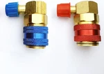 R134A Quick Coupler Adapters 1/4 Sae Male Flare Low High Freon Manifold Gauges. Fixed Price $28.95.