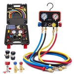 Rogvoc Ac Gauges, Manifold For 4 Way Set, Red. Fixed Price $117.99.