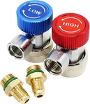 Ocr R134A Quick Coupler Connector Adapter, High & Low Adjustable With 1/4".... Fixed Price $25.59.