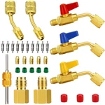 Limontek 23 Pcs Air Conditioning Refrigerant Compact Ball Valve 1/4 Inch For.... Fixed Price $43.99.