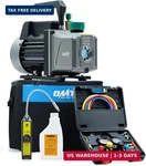 Orion Motor Tech Vacuum Pump And Gauge Set, 1/3 Hp 4.5 Cfm Manifo. Fixed Price $229.47.