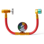 R1234YF U-charge Hose With Gauge Set, Recharge Kit 1/2 Lh Can Opener. Fixed Price $25.25.
