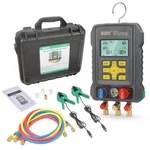 Hvac Refrigeration Digital Manifold Gauge Vacuum Pressure Temperature Tester Kit. Fixed Price $145.99.