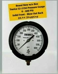 New Trerice 600 Psi Pressure Gauge 52-2194 Fiberglass Reinforced Polypropylene. Fixed Price $75.99.
