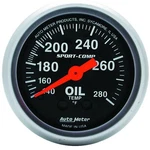 Auto Meter 3341 Sport-comp Mechanical Oil Temperature Gauge 140-280 F, 1/16". Fixed Price $114.18.