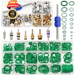 Taiss Car A/c Repair Kit 270PCS O-ring Seals + 40PCS Valve Core Green. Fixed Price $37.98.