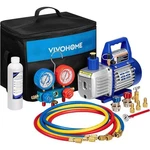 110V 1/4 Hp 3.5CFM Single Stage Rotary Vane Air Vacuum Pump And Manifold Kit. Fixed Price $129.99.