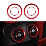 4PCS Car Air Vent Trim Ac Decals Aluminum Alloy For Alfa Romeo Giulia Stelvio. Fixed Price $26.86.