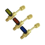 Refrigerant Ball Valve - 3PCS 1/4" Sae For Hvac R410A/R134A. Fixed Price $24.82.