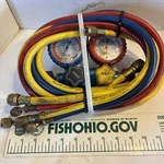 Imperial 422 Cb / Hvac Refrigerant Pressure Gauges And Hoses. Fixed Price $74.99.