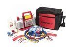 Auto Repair Complete Tool Kit With 1-STAGE 3.5 Cfm Vacuum Pump, Manifold G.... Fixed Price $131.94.