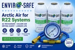 Envirosafe Arctic Air For R22, Ac Refrigerant Support, (3) Cans And Gauge. Fixed Price $81.99.