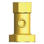 1PC Webstone HCE4-64 1" Union X Fip Hydro-core End W/ 1/4" Npt Gauge Por. Fixed Price $32.76.