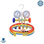 3-WAY Ac Manifold Gauge Set For R134A & R404A Auto Refrigerant Recharge T.... Fixed Price $63.67.