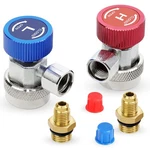 Ystool Automotive R134A Adjustable Quick Coupler Kit Hvac High Low Blue. Fixed Price $23.99.