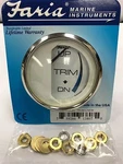 Trim Gauge Faria 678-13807 Chesapeake White Mercury Mercruiser Volvo Dp Yamaha. Fixed Price $64.95.