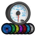 Glowshift 2400F Egt Pyrometer Temp Gauge Kit W/ Sensor Probe, White 7 Color. Fixed Price $136.99.