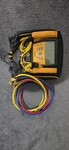 Fieldpiece Digital Wireless Sman Manifold Gauge Set Yellow Blue Red Hoses Probe. Fixed Price $950.00.