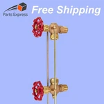 Boiler Water Gauge Valve Set W/rods & Drain For 5/8" Glass #34018. Fixed Price $72.00.