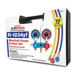 Certified Car Air Conditioner Refrigerant Gauge And Hose R1234YF Recharge Kit. Fixed Price $144.50.