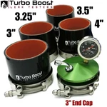 Turbo Boost Leak Tester Shop Kit - 30 Psi Premium 6061 Alum 3" 3.25" 3.5" 4". Fixed Price $140.00.