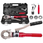 Rogvoc Propress Tool, Hydraulic Pipe Crimping With 1/2, 3/4, Inch Jaw. Fixed Price $131.99.