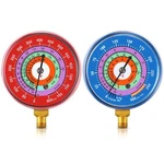Relaxweex Refrigeration Pressure Gauge Kit R-134A, R-404A, 70MM(2-3/4" Dial). Fixed Price $28.17.