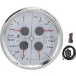Kimiss Boat 85MM Oil Level/pressure 4 In 1 Multifunctional Voltmeter. Fixed Price $38.00.