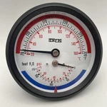 Enfm Tridicator J40-560, 70-320 F, 0-75PSI/FEET H2O, Short Stem 3" Depth. Fixed Price $31.95.