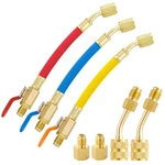 R134A R410A R22 R12 Ac Charging Hoses, 7 Length Ball Valves H.... Fixed Price $35.49.