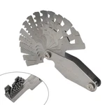 29 Degree Screw Pitch Gauge Stainless Steel Thread Measuring Tool 16PCS Set. Fixed Price $33.98.
