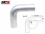 Hps 3" 76MM Od 90 Degree Bend 6061 Aluminum Elbow Tube Pipe 16 Gauge 4.75" Clr. Fixed Price $80.88.