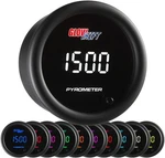 Glowshift 10 Color Digital 2200F Pyrometer Exhaust Gas Temp Gauge Kit -.... Fixed Price $212.41.