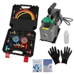 1/3HP 4CFM Aluminum Air Vacuum Pump Manifold Gauge Set Hvac Refrigerant Kit. Fixed Price $101.91.