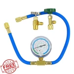 Wisepick R290 R600A Charging Hose And Gauge Set 1/2" Acme Tap. Fixed Price $44.99.