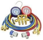 Mastercool 84772G Brass R134A Way Manifold Gauge Set With 72IN. Hoses. Fixed Price $268.32.