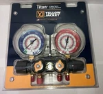 Yellow Jacket 49963 Titan 4-VALVE Manifold Only, R-22 / 404A 410A. Fixed Price $211.07.