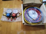Used Fjc Kit R134A Gauge Set With Horses And Connections. Fixed Price $40.00.