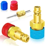 R1234YF To R134A Adapter, Kit, Blue+red. Fixed Price $32.99.