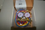 Fjc 6692 R12/R134A Brass Dual Manifold Gauge Set. Fixed Price $70.00.
