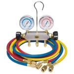 Dayton 4PDF8 Manifold Gauge Set, 2 Valve, 3 Hoses. Fixed Price $117.99.