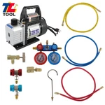 Manifold Gauge Set Combo Air Vacuum Pump HVAC+R134A Kit A/c Cfm. Fixed Price $80.48.