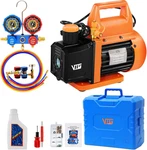 4.5 Cfm Vacuum Pump And Gauge Set,for Mini Split,hvac,auto Systems,manifold. Fixed Price $239.72.
