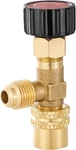 R410 Refrigerant Charging Valve, Safety Flow Control Ball Brass Loss. Fixed Price $15.99.