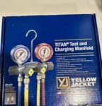 Yellow Jacket Titan 4-VALVE Manifold Gauge Set For R-410A R-22 Charging & Test. Fixed Price $260.00.