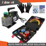Labwork Air Vacuum Pump Manifold Gauge Set 1/3HP 4CFM Hvac Refrigerant Kit. Fixed Price $107.27.