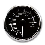 Mgs 52MM 2-1/16" Electrical Oil Temperature Gauge 150 White & Amber Led. Fixed Price $38.47.