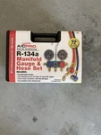 Complete R134A Certified Pro Manifold Hose Set With Gauges Brand New In Box. Fixed Price $50.00.