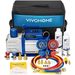 Hvac Auto Vacuum Pump And Manifold Gauge Air Conditioning Tool Kit New. Fixed Price $253.95.